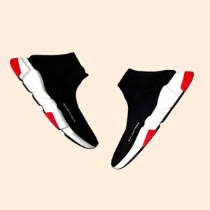 Balenciaga Speed Sneaker Black Red